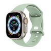 Picture of Tighesen Sport Bands Compatible with Apple Watch Band 38mm 40mm 41mm 42mm 44mm 45mm 49mm S/M M/L for Women/Men Waterproof Soft Silicone Replacement Strap Accessories for iWatch Ultra SE Series 8/7/6/5/4/3/2/1(Mineral Green, 42/44/45/49mm M/L)