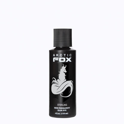 Picture of ARCTIC FOX Vegan and Cruelty-Free Semi-Permanent Hair Color Dye (4 Fl Oz, STERLING)