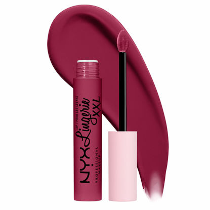 Picture of NYX PROFESSIONAL MAKEUP Lip Lingerie XXL Matte Liquid Lipstick - Xxtended (Berry Pink)