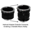 Picture of Vizelex Macro Focusing Helicoid - Canon EOS Lens to Canon EOS Body, Variable Magnification Helicoil