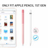 Picture of Delidigi Pencil Case Compatible with Apple Pencil 1st Generation Case, Gradient Color Silicone Protective Case Sleeve Cover Accessories for Apple Pencil 1st Gen (Gradient Pink)