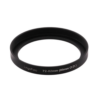 Picture of LingoFoto Step-up Ring for Mirrorless DSLR Cameras Camcorder Video Compatible with 72mm Lens to 85mm Lens Matte Box O.D, LingoFoto Lens Adapter Ring