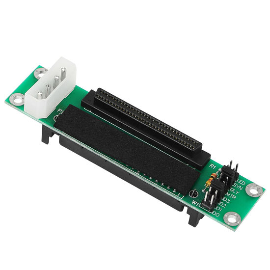 Picture of SinLoon SCA 80 Pin to 68 SCSI Adapter SCSI 68 Female Adapter SCSI 80 Male Adapter for Data Transfer (68/80)