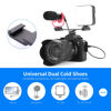 Picture of NEEWER Dual Cold Shoe Mount Bracket, Aluminum Alloy Dual Hot Shoe Extension Bar with 1/4" Thread, Compatible with iPhone Nikon Canon Sony DSLR Camera Camcorder LED Light Mic Speedlite