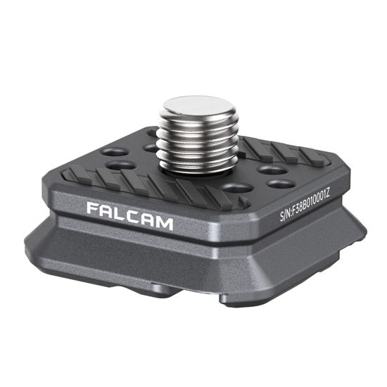 Picture of ULANZI FALCAM F22 Basic Quick Release Plate, Camera Mounting Adapter Convert 1/4" Thread to F22 QR System, Aluminum Camera Accessory Fits for Sony Canon DSLR Tripod (Plate Only)