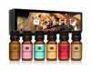 Picture of P&J Fragrance Oil Sweet Set | Chocolate Mint, Cotton Candy, Candy Cane, Caramel Corn, Orangesicle, and Smores Candle Scents for Candle Making, Freshie Scents, Soap Making Supplies, Diffuser Oil Scents