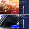 Picture of helloleiboo Car Windshield Sun Shade UV Rays and Heat Sun Visor Protector Foldable Reflector Windshields Umbrella