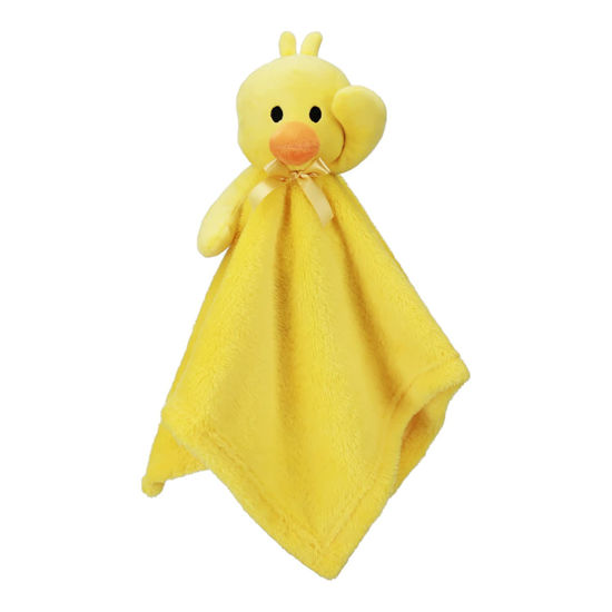 Picture of Pro Goleem Duck Security Blanket Soft Yellow Baby Lovey Unisex Lovie Baby Gifts for Newborn Toddler 16 Inch