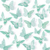 Picture of SAOROPEB 3D Butterfly Wall Decor 48 Pcs 4 Styles 3 Sizes-White Butterfly Birthday Decorations&Butterfly Party Decorations&Butterfly Cake Decorations-Removable Gold Butterfly Decorations (Pale Turquoise)