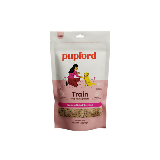 Picture of Pupford Freeze Dried Dog Treats, 475+ &, Low Calorie, Vet Approved, All Natural, Healthy Puppy Training Treats for Small to Large Dogs (Salmon)