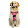 Picture of rabbitgoo Dog Harness, No-Pull Pet Harness with 2 Leash Clips, Adjustable Soft Padded Dog Vest, Reflective No-Choke Pet Oxford Vest with Easy Control Handle for Large Dogs, Hot Pink, XL