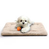 Picture of Dog Beds Crate Pad for Extra Small Dogs Fit Metal Dog Crates,Ultra Soft Dog Crate Bed Washable & Anti-Slip Kennel Pad for Dogs Cozy Sleeping Mat,Cream 22inch