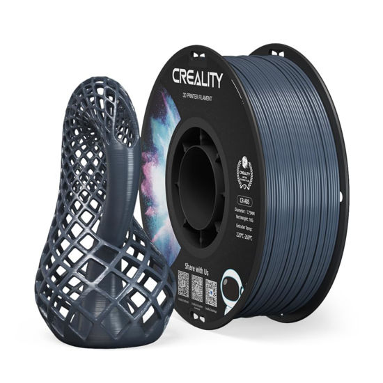 Picture of Creality CR-ABS 3D Printing Filament 1.75mm, Excellent Resistance, Odorless Non-Toxic, Stability, Tough, 1kg(2.2lbs) ABS Filament for 3D Printer (Gray)