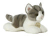 Picture of Aurora® Adorable Miyoni® Grey Tabby Cat Stuffed Animal - Lifelike Detail - Cherished Companionship - 8 Inches