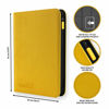 Picture of Vault X Premium Exo-Tec® Zip Binder - 9 Pocket Trading Card Album Folder - 360 Side Loading Pocket Binder for TCG (Yellow)