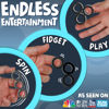 Picture of BUNMO Magnetic Rings Black | Fidget Toys Adults | Magnetic Fidget Rings | Endless Hours of Fun | Spin, Connect & Play | Addictive Fidget Toy for Boys & Girls | Great Teen Gift