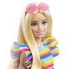 Picture of Barbie Doll, Kids Toys and Gifts, Blonde with Braces and Rainbow Dress, Fashionistas, Clothes and Accessories