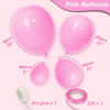 Picture of RUBFAC Pink Balloons Different Sizes 105pcs 5/10/12/18 Inch for Garland Arch, Premium Party Latex Balloons for Birthday Party Wedding Baby Shower Gender Reveal Valentine’s Day Party Decoration