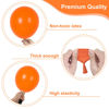 Picture of RUBFAC Orange Balloons Different Sizes 105pcs 5/10/12/18 Inch for Garland Arch, Premium Party Latex Balloons for Birthday Party, Baby Shower, Wedding, Gender Reveal, Graduation Party Decoration