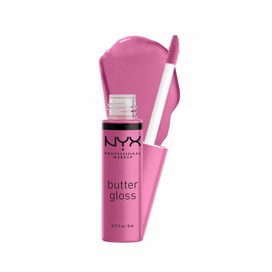 Picture of NYX PROFESSIONAL MAKEUP Butter Gloss, Non-Sticky Lip Gloss - Merengue (Pink Lilac)