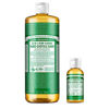 Picture of Dr. Bronner's Pure-Castile Liquid Soap - Almond Bundle. 32 oz. Bottle and 2 oz. Travel Bottle