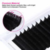 Picture of Volume Lash Extensions 0.05 0.07 Self Fanning Eyelash Extensions C D DD Curl 5D 7D Easy Fanning Volume Lashes 8D 10D 8-20mm Length (0.05-C, 11mm)