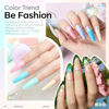 Picture of modelones Gel Nail Polish Set,6 Colors Summer Gel Polish Kit Bright Pastel Macaron Candy Nail Polish Gel Pink Mint Green Blue Purple Gel Nail Soak Off LED Nail Art Manicure 2023 Holiday Gift DIY Salon