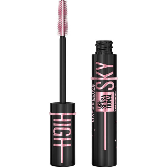 Picture of Maybelline New York Lash Sensational Sky High Washable Mascara Makeup, Volumizing, Lengthening, Defining, Curling, Multiplying, Buildable Formula, Cosmic Black, 1 Count