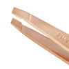 Picture of Tweezerman Mini Slant Tweezer Rose Gold - Tweezers for Eyebrows, Travel Tweezers for Eyebrows, Facial Hair, Ingrown Hair (Rose Gold)