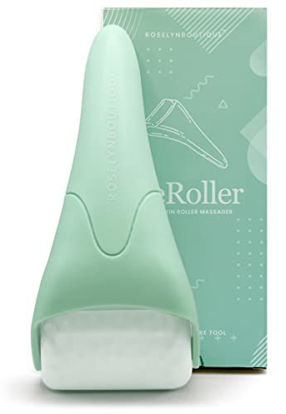 Picture of ROSELYNBOUTIQUE Cryotherapy Ice Roller for Face Wrinkles Fine Lines Puffiness Stick Massager Facial Skin Care Tools Self Care Gifts for Men Women (Green)