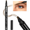 Picture of iMethod Eyebrow Pen - iMethod Eyebrow Pencil with a Micro-Fork Tip Applicator Creates Natural Looking Brows Effortlessly and Stays on All Day, Brown