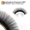 Picture of LASHVIEW 0.07 Thickness CC Curl 8-15mm Mixed Tray Volume Faux Mink Eyelash Extensions Silk Individual Lash Extensions Pure Korean Silk lashes Soft Application for Professional Salon Use