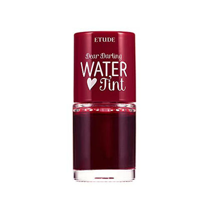 Picture of ETUDE Dear Darling Water Tint #4 Red Grapefruit Ade | Vivid Color Lip Stain with Moisturizing Weightless & Non-sticky Finish Lip Stain | Smudge-proof & Lightweight Lip Tint | K-beauty