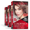 Picture of Revlon Permanent Hair Color, Permanent Blonde Hair Dye, Colorsilk with 100% Gray Coverage, Ammonia-Free, Keratin and Amino Acids, Blonde Shades (Pack of 3)