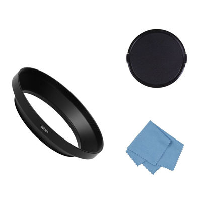 Picture of SIOTI 82mm Lens Hood, Matte Treatment Inside, Aluminum Material, Compatible with All Camera Lens S/C/N/F/O/P etc.(82mm)