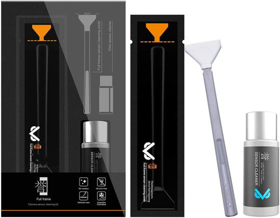 Picture of VSGO VS-S03E New Full Frame Camera Cleaning Kit 12pcs Sensor Cleaning Swab and 10ml Cleaner for Sony Nikon Canon FF CCD CMOS Clean