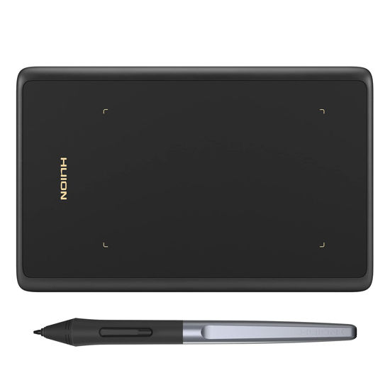 Picture of HUION H420X OSU Tablet Graphic Drawing Tablet with 8192 Levels Pressure Battery-free Stylus, 4.17x2.6 inch Digital Drawing Tablet Compatible with Window/Mac/Linux/Android for OSU Game, Online Teaching