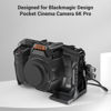 Picture of SmallRig Camera Cage Kit Compatible with BMPCC 6K Pro for Blackmagic Pocket Cinema Camera 6K Pro with Cable Clamp for HDMI& Cable Clamp for Samsung T5 SSD/USB - 3298