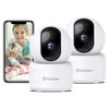 Picture of GALAYOU 2K Home Security Cameras, 2.4Ghz WiFi Cameras for Home Security, Baby Camera Monitor for Nursery/Elder/Nanny with Smart Motion Tracking and Phone App, Works with Alexa/Google Assistant 2Pack