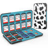 Picture of HEIYING SD Card Holder for Memory SD Card and Micro Card, Portable SD Card Holder SD SDHC SDXC TF Card Storage with 20 SD Cards Slots & 20 Micro SD Cards Slots.