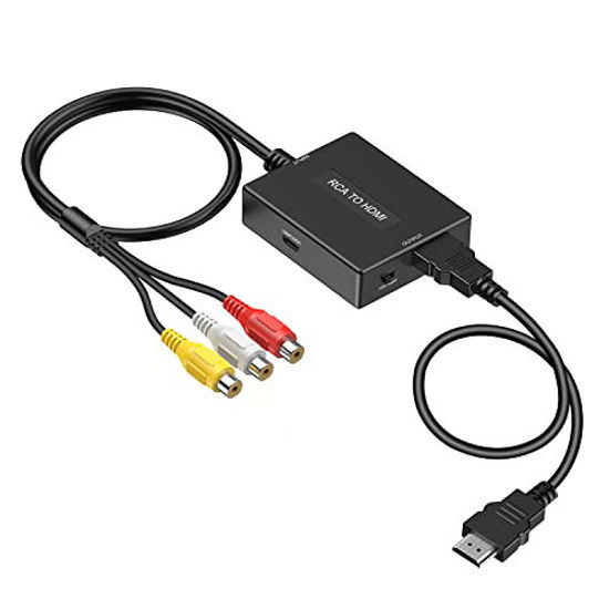 GetUSCart Uzifhdhi RCA to HDMI Adapter Converter AV to HDMI