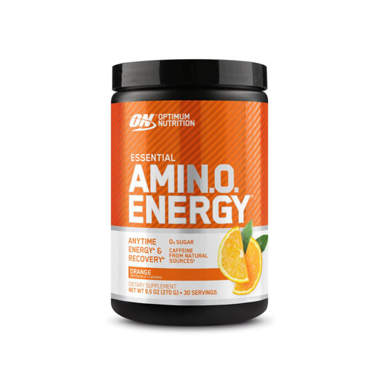 Picture of Optimum Nutrition Amino Energy - Pre Workout with Green Tea, BCAA, Amino Acids, Keto Friendly, Green Coffee Extract, Energy Powder - Orange Cooler, 30 Servings (Packaging May Vary)