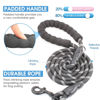 Picture of BAAPET 2/4/5/6 FT Dog Leash with Comfortable Padded Handle and Highly Reflective Threads for Small Medium and Large Dogs (6FT-1/2'', Black)