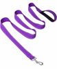 Picture of Joytale Double-Sided Reflective Dog Leash, 6 FT/5 FT/4 FT, Padded Handle Nylon Dogs Leashes for Medium & Large Dogs Walking, Purple, 6FT