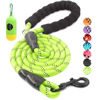 Picture of BAAPET 2/4/5/6 FT Dog Leash with Comfortable Padded Handle and Highly Reflective Threads for Small Medium and Large Dogs (4FT-1/2'', Green)