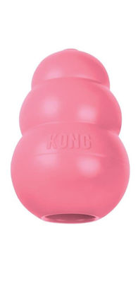 Picture of KONG - Puppy Toy Natural Teething Rubber - Fun to Chew, Chase and Fetch - for Small Puppies - Pink