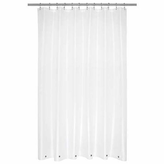 Picture of Mrs Awesome Extra Long Shower Curtain Liner with 6 Magnets 72 x 84 inch, Frosted PEVA 8G Thick & Heavy Duty, Waterproof, 72x84, Frost