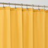 Picture of ALYVIA SPRING Yellow Shower Curtain or Liner with 3 Magnets - Soft Hotel Quality Fabric Shower Curtain for Bathroom, Light-Weight & Machine Washable - Standard Size 72x72, Mustard Yellow