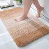 Picture of OLANLY Luxury Bathroom Rug Mat, Extra Soft and Absorbent Microfiber Bath Rugs, Non-Slip Plush Shaggy Bath Carpet, Machine Wash Dry, Bath Mats for Bathroom Floor, Tub and Shower, 30x20, Beige