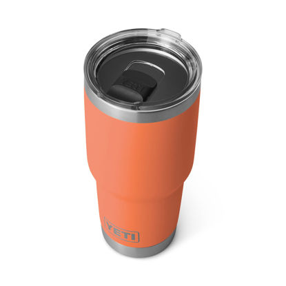 Picture of YETI Rambler 30 oz Tumbler, Stainless Steel, Vacuum Insulated with MagSlider Lid, High Desert Clay